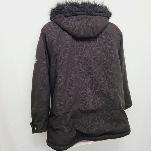 Penningtons Platinum Parka with Vegan Fur Trim - Picture 3 of 10